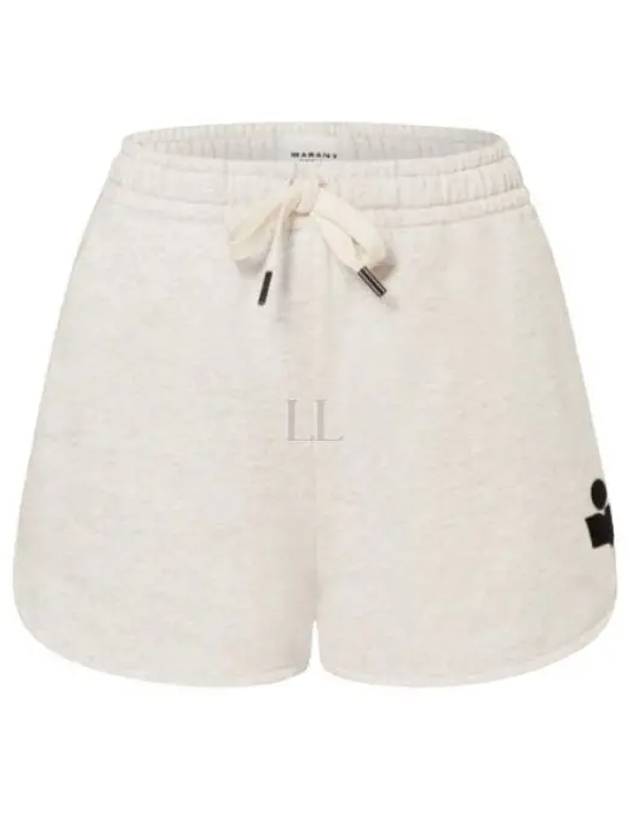 Mifa Logo Banding Shorts Beige - ISABEL MARANT - BALAAN 2