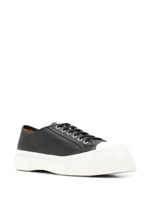 Pablo Platform Nappa Leather Low Top Sneakers Black - MARNI - BALAAN 3