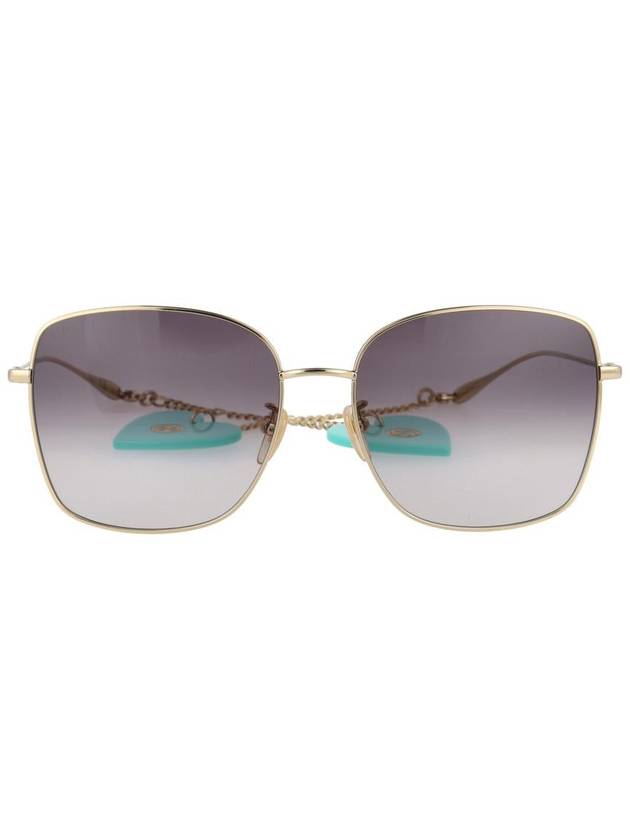 Square Frame Sunglasses Gold - GUCCI - BALAAN 2