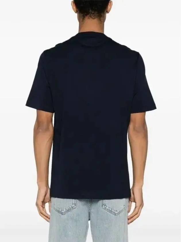 Logo Cotton Short-Sleeved T-Shirt Black - BRUNELLO CUCINELLI - BALAAN 5