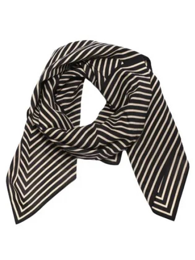 Signature Monogram Cotton Blanket Scarf Women - TOTEME - BALAAN 1