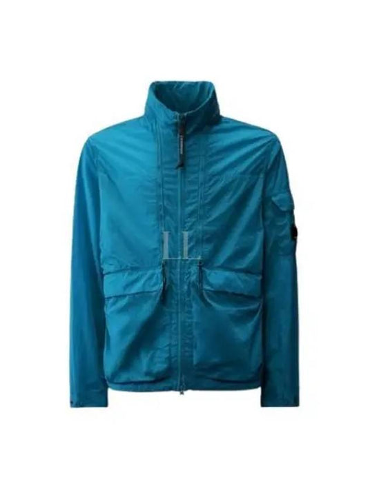 Men's Chrome-R Zip-Up Jacket Blue - CP COMPANY - BALAAN 2