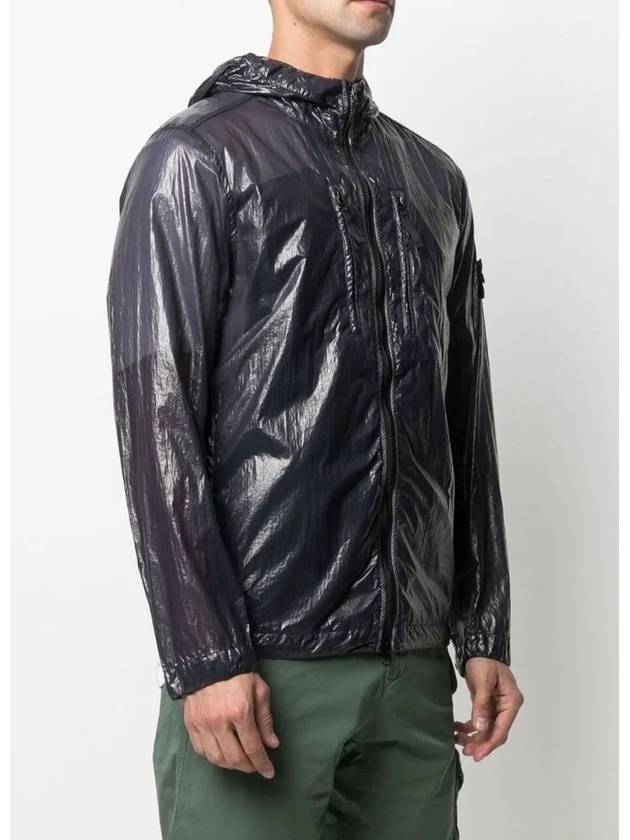 Wappen Lucido Hooded Jacket Purple - STONE ISLAND - BALAAN.