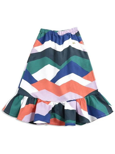 Kids Block Woven Skirt Multi 221AC117 475 - BOBO CHOSES - BALAAN 1