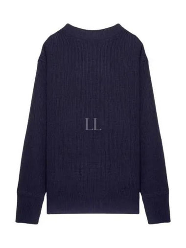 ANDERSEN Crew Neck Navy Blue - ANDERSEN-ANDERSEN - BALAAN 1