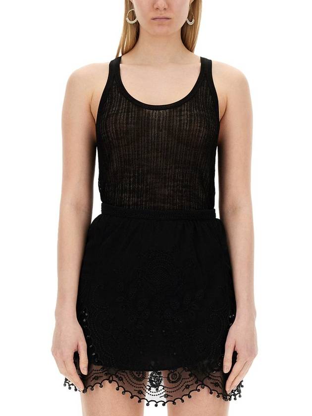 Sleeveless T-Shirt PU0436FAB2L01I 01BK Black - ISABEL MARANT - BALAAN 2