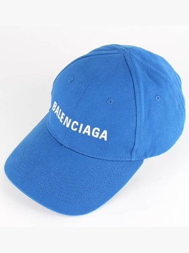 Logo Ball Cap Blue L - BALENCIAGA - BALAAN 1