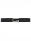 Square G Buckle Reversible Leather Belt Black - GUCCI - BALAAN 1