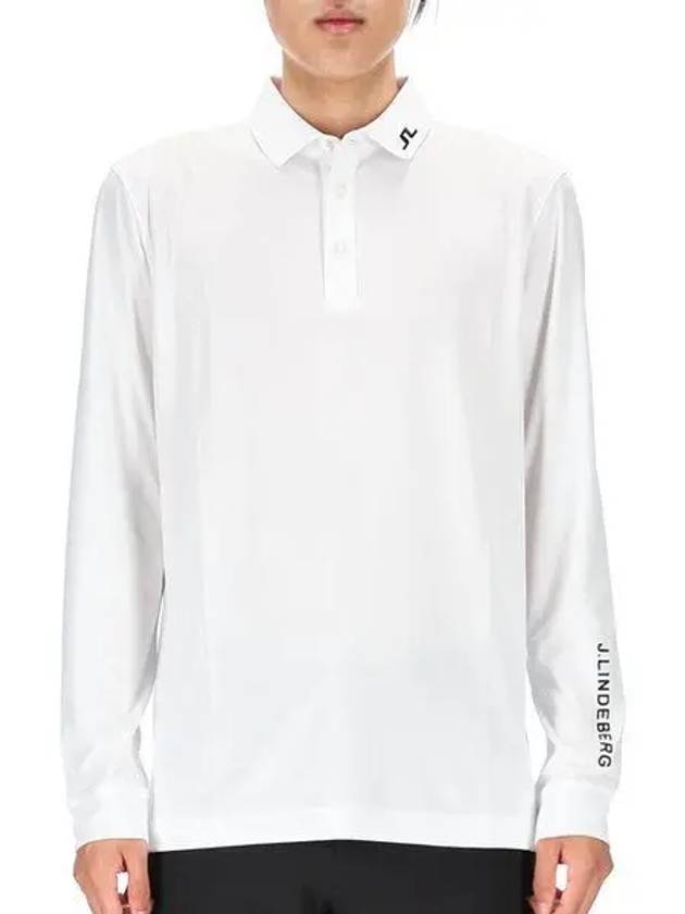 Men's Tour Tech Long Sleeve T-Shirt White - J.LINDEBERG - BALAAN 2