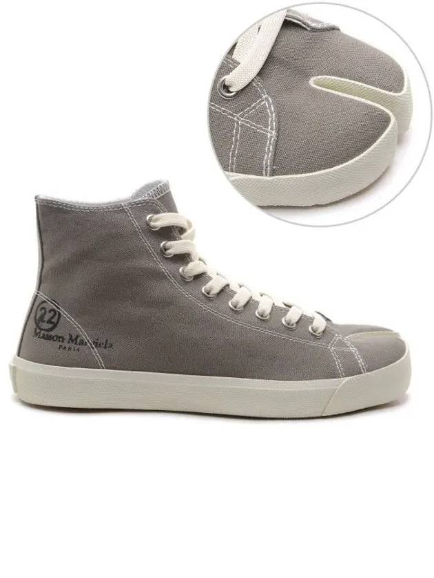 Men's Logo Tabi High Top Sneakers Grey - MAISON MARGIELA - BALAAN 2