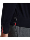 4 Bar Armband Classic Merino Wool Knit Top Navy - THOM BROWNE - BALAAN 3