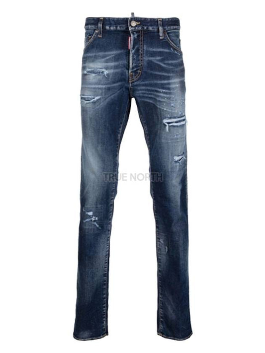 Men's Washed Cool Guy Jeans Blue - DSQUARED2 - BALAAN.