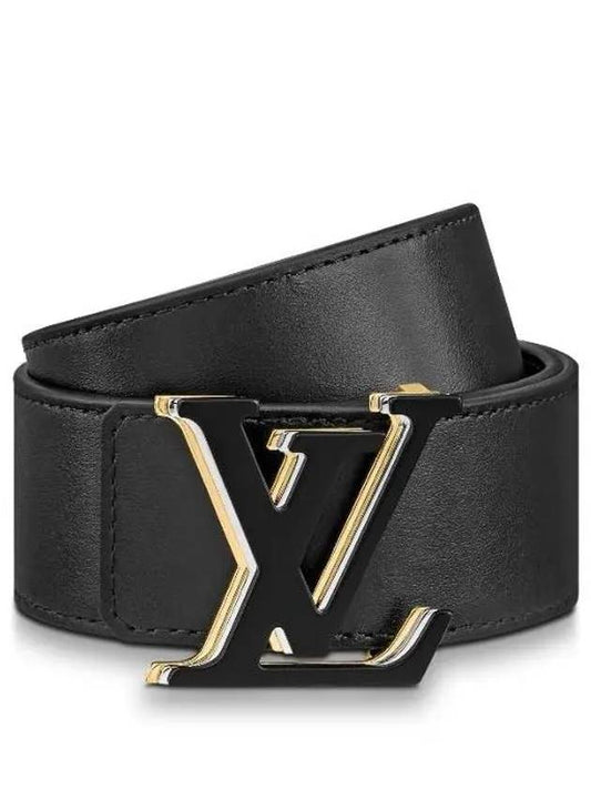 Men's LV Optic Reversible Leather Belt Black - LOUIS VUITTON - BALAAN 1