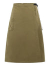 Women's OG Alpha Wrap A-Line Skirt Camel - OFFGRID - BALAAN 4