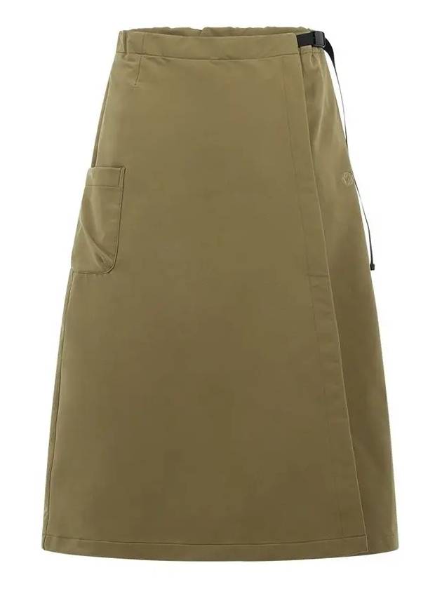 Women's OG Alpha Wrap A-Line Skirt Camel - OFFGRID - BALAAN 4