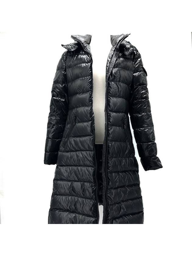 Mocha Women s Glossy Long Padded Jumper - MONCLER - BALAAN 3