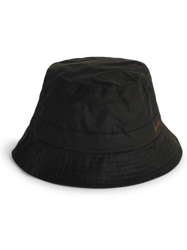 Barbour 'Belsay' Green Waxed Cotton Cap - BARBOUR - BALAAN 2