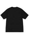 Beach Roots Pigment Dyed Cotton Short Sleeve T-Shirt Black - STUSSY - BALAAN 1