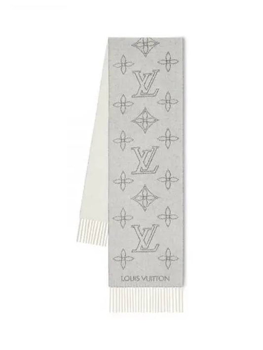 Mahina Flight Mode Scarf Grey - LOUIS VUITTON - BALAAN 2