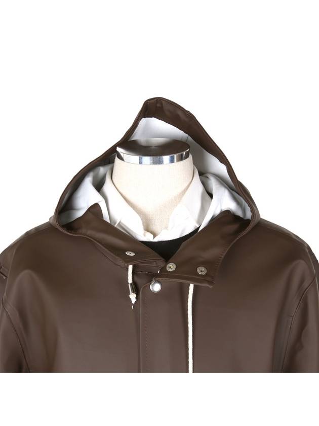 Stockholm Hooded Raincoat Choco - STUTTERHEIM - BALAAN 5