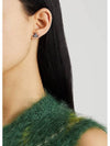 Nano Solitaire Earrings Silver - VIVIENNE WESTWOOD - BALAAN.