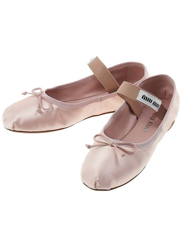 Satin Ballerinas Pink - MIU MIU - BALAAN 2