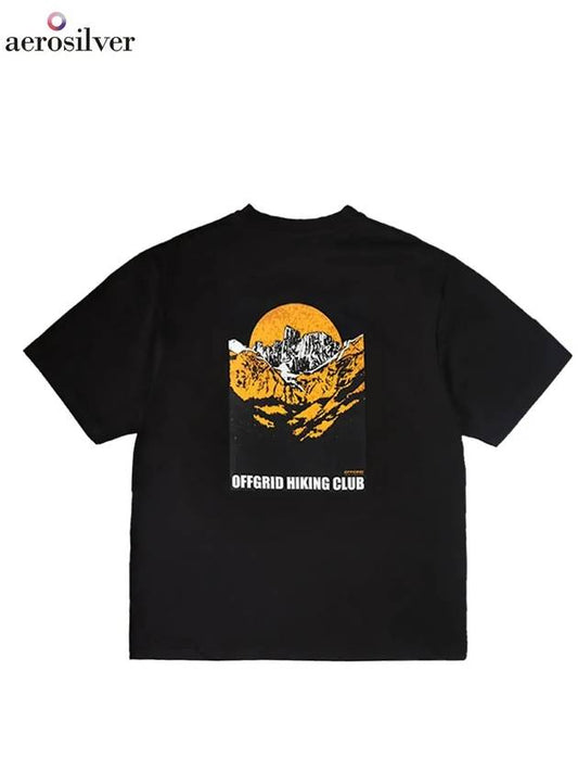 OHC Mountain Peak Graphic TShirt Black - OFFGRID - BALAAN 2