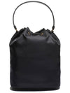 Duet Re-Nylon Bucket Bag Black Gold - PRADA - BALAAN 3