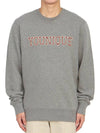 Embroidery Lettering Cotton Sweatshirt Grey - GOLDEN GOOSE - BALAAN 4