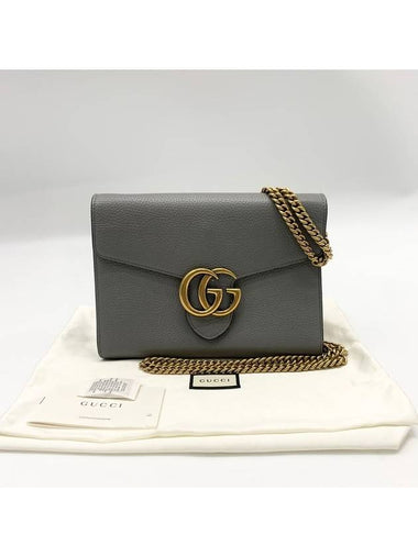 GG Marmont Chain Cross Bag 401232 - GUCCI - BALAAN 1