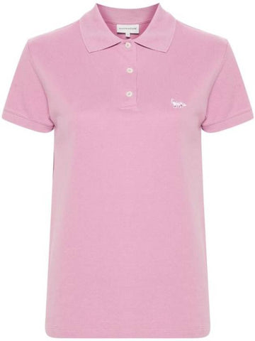 Baby Fox Patch Regular Polo Shirt Blossom - MAISON KITSUNE - BALAAN 1