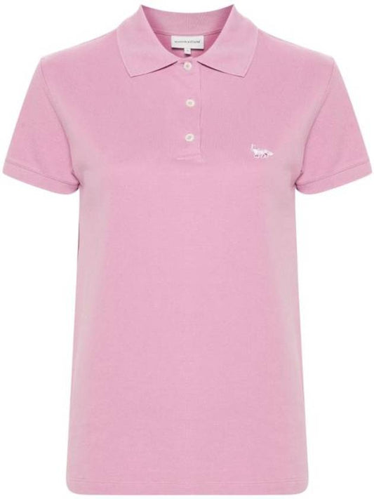 Baby Fox Patch Regular Polo Shirt Blossom - MAISON KITSUNE - BALAAN 1