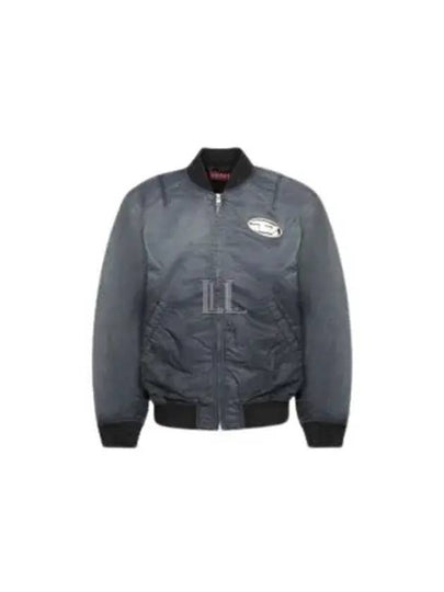 J-Kepes Gradient Quilted Bomber Jacket Dark Grey - DIESEL - BALAAN 2