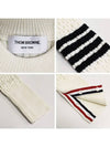 4 Bar Pointelle Knit Top White - THOM BROWNE - BALAAN 6