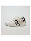 Number Gancini Low Top Sneakers White Black - SALVATORE FERRAGAMO - BALAAN 4