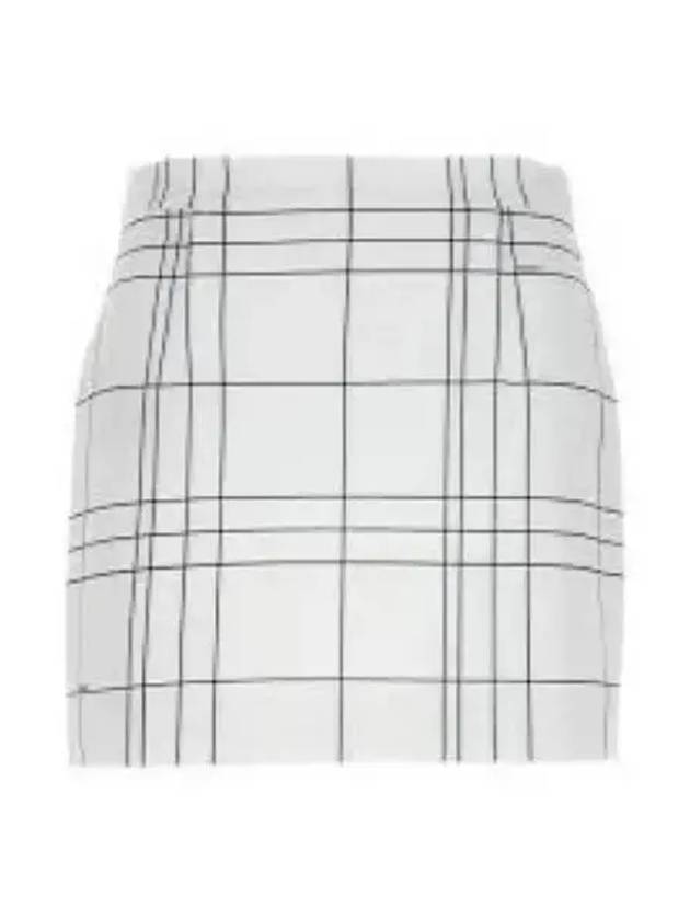 Check A-Line Skirt White - MARNI - BALAAN 2