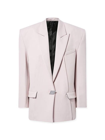 The Attico Oversize Blazer, Women's, Pink - THE ATTICO - BALAAN 1