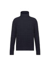 Cashmere Logo Knit Turtleneck Navy - DIOR - BALAAN 1