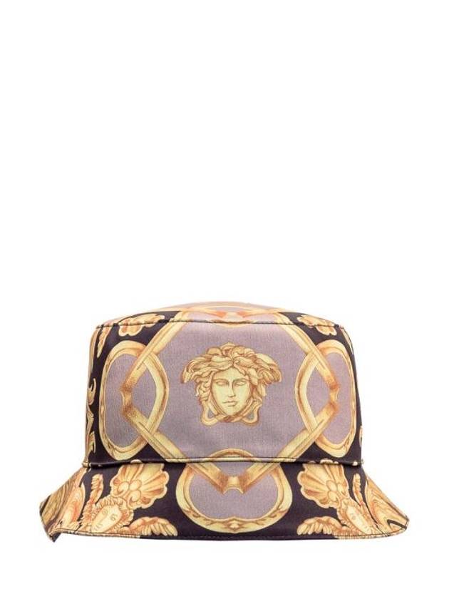 Baroque Print Bucket Hat Black Gold - VERSACE - BALAAN 2