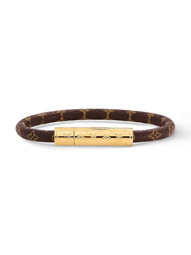 Confidential Monogram Canvas Bracelet Brown Gold - LOUIS VUITTON - BALAAN 2