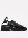 Lug Strap Sandals Black - BOTTEGA VENETA - BALAAN 4