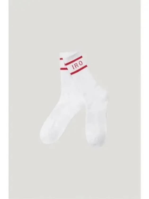 CLUB DE PARIS LOGO SOCKS RED - IRO - BALAAN 1