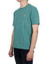 Fox Head Patch Classic Short Sleeve T-Shirt Green - MAISON KITSUNE - BALAAN 4