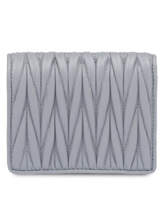 Materasse half wallet card gray women s - MIU MIU - BALAAN 6