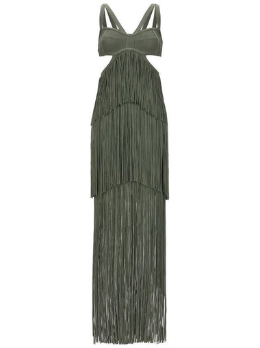 Hervé Léger 'Strappy Tiered Fringe' Dress - HERVE LEGER - BALAAN 1