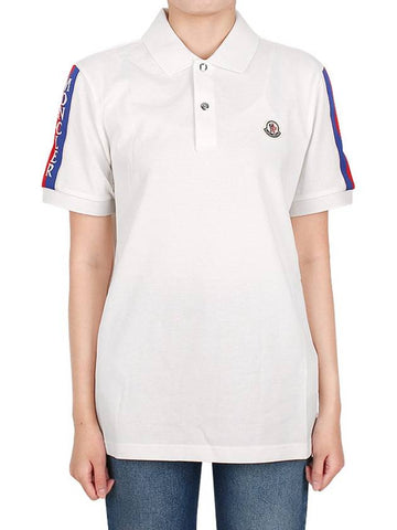 Patch logo cotton PK tee 8A00020 899UR 032 - MONCLER - BALAAN 1