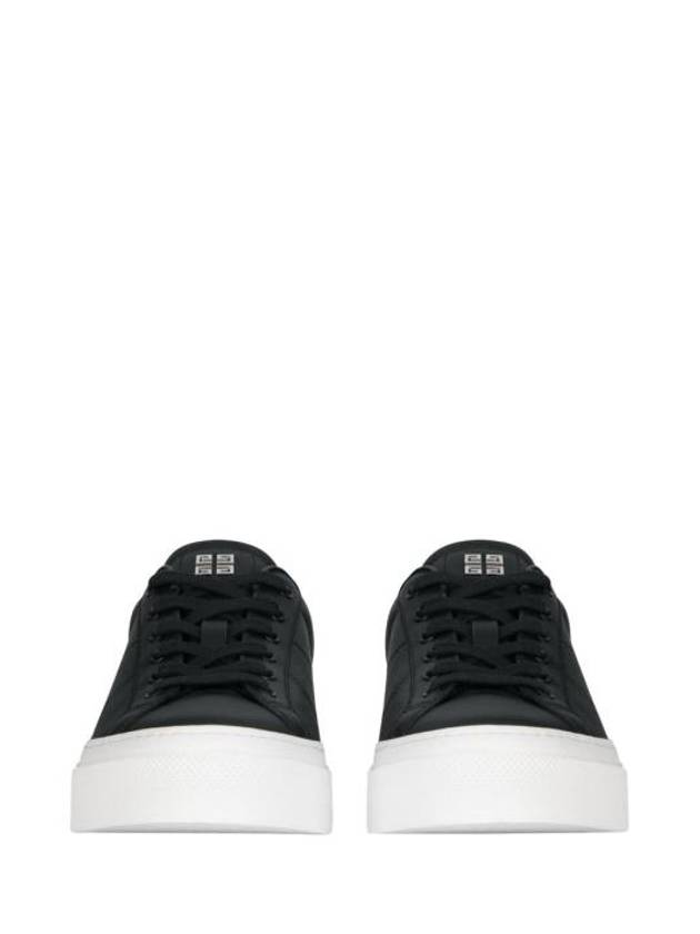 City Sports Low Top Sneakers Black White - GIVENCHY - BALAAN 3