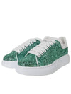 Glitter Oversole Low Top Sneakers Green - ALEXANDER MCQUEEN - BALAAN 3