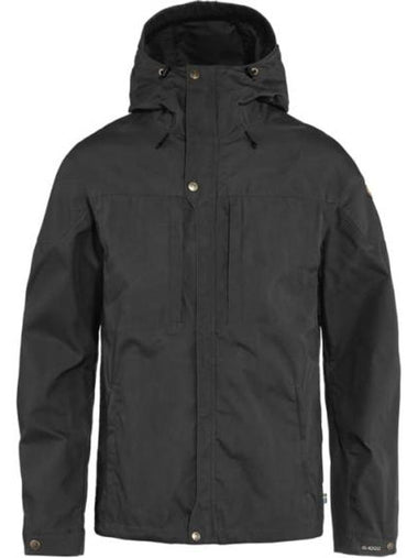 Men's Skogso Hooded Jacket Dark Grey - FJALL RAVEN - BALAAN 1