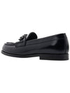 V Logo Chain Calfskin Loafers Black - VALENTINO - BALAAN 4